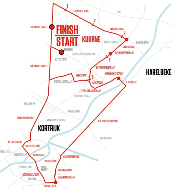 KBK 2017 finish map